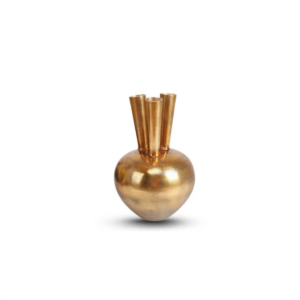 Bombyxx 3 Mouth Vase - Gold