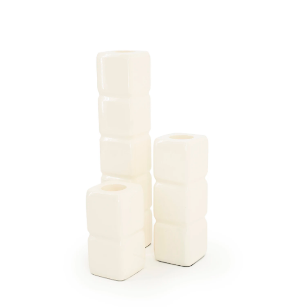 Kandelaren cube (set van 3) - Afbeelding 2