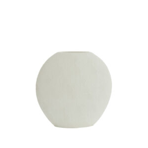 Vaas deco 40,5x11x40 cm RENDA crème